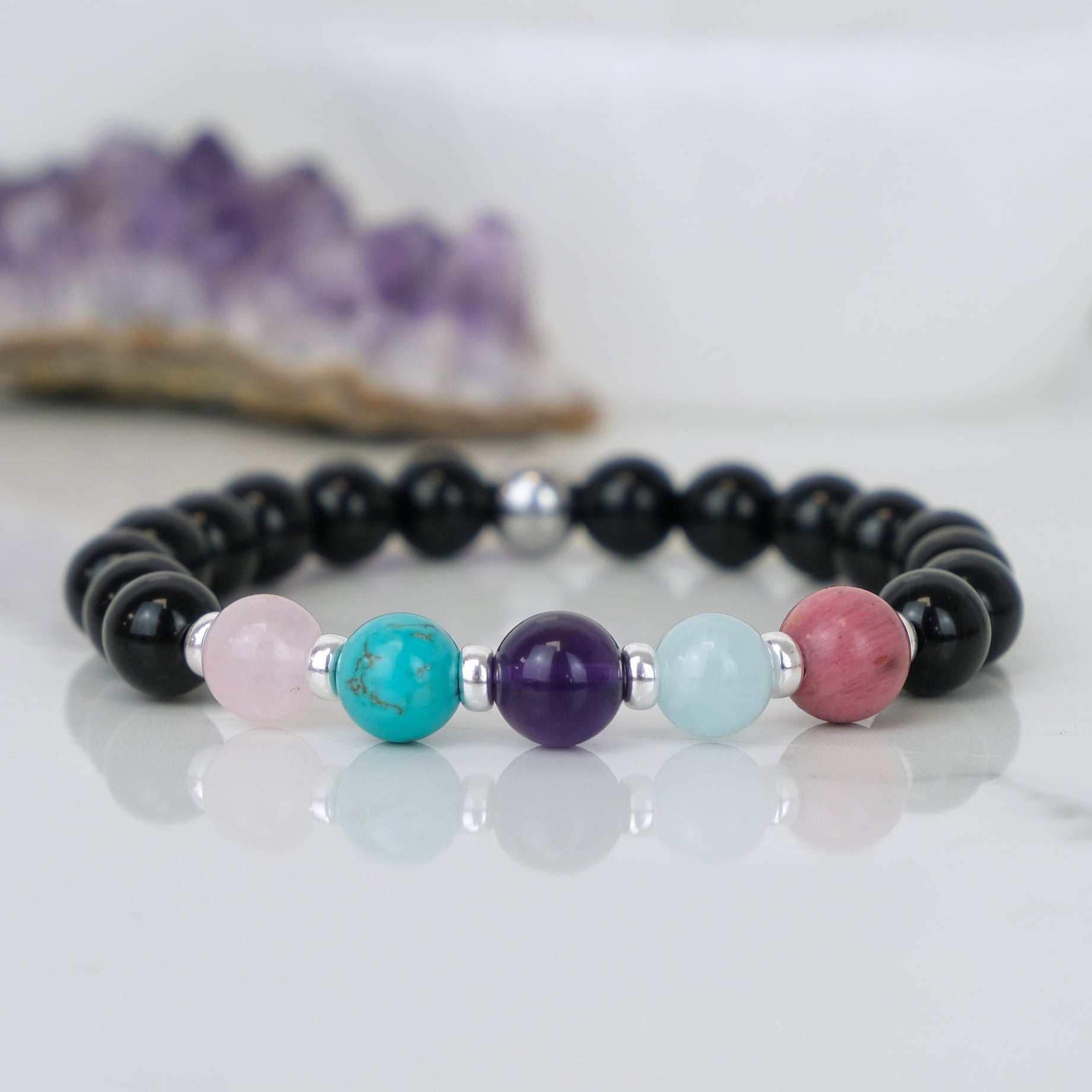 Samayla Pisces zodiac crystal bracelet