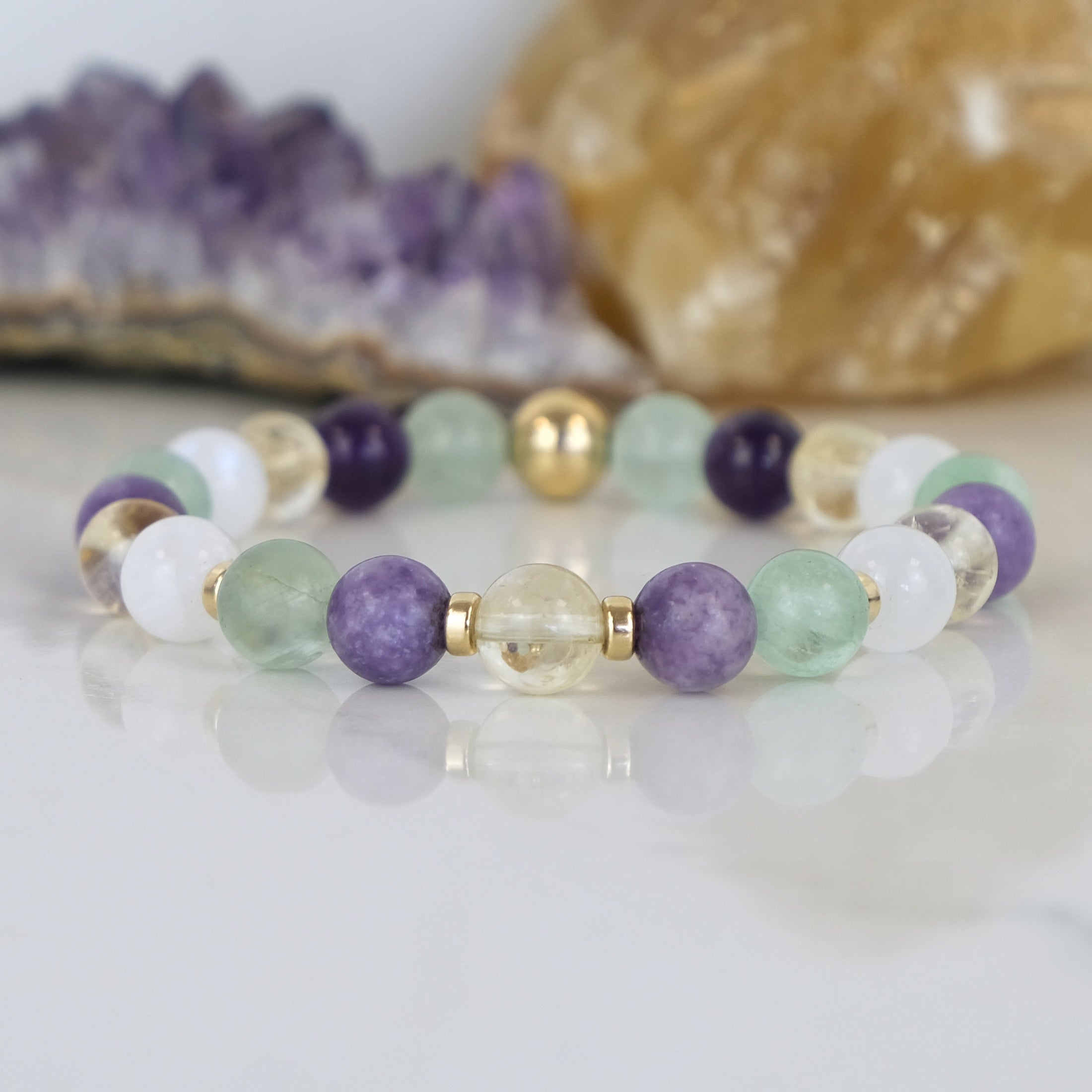 Crystal bracelet for health and healing