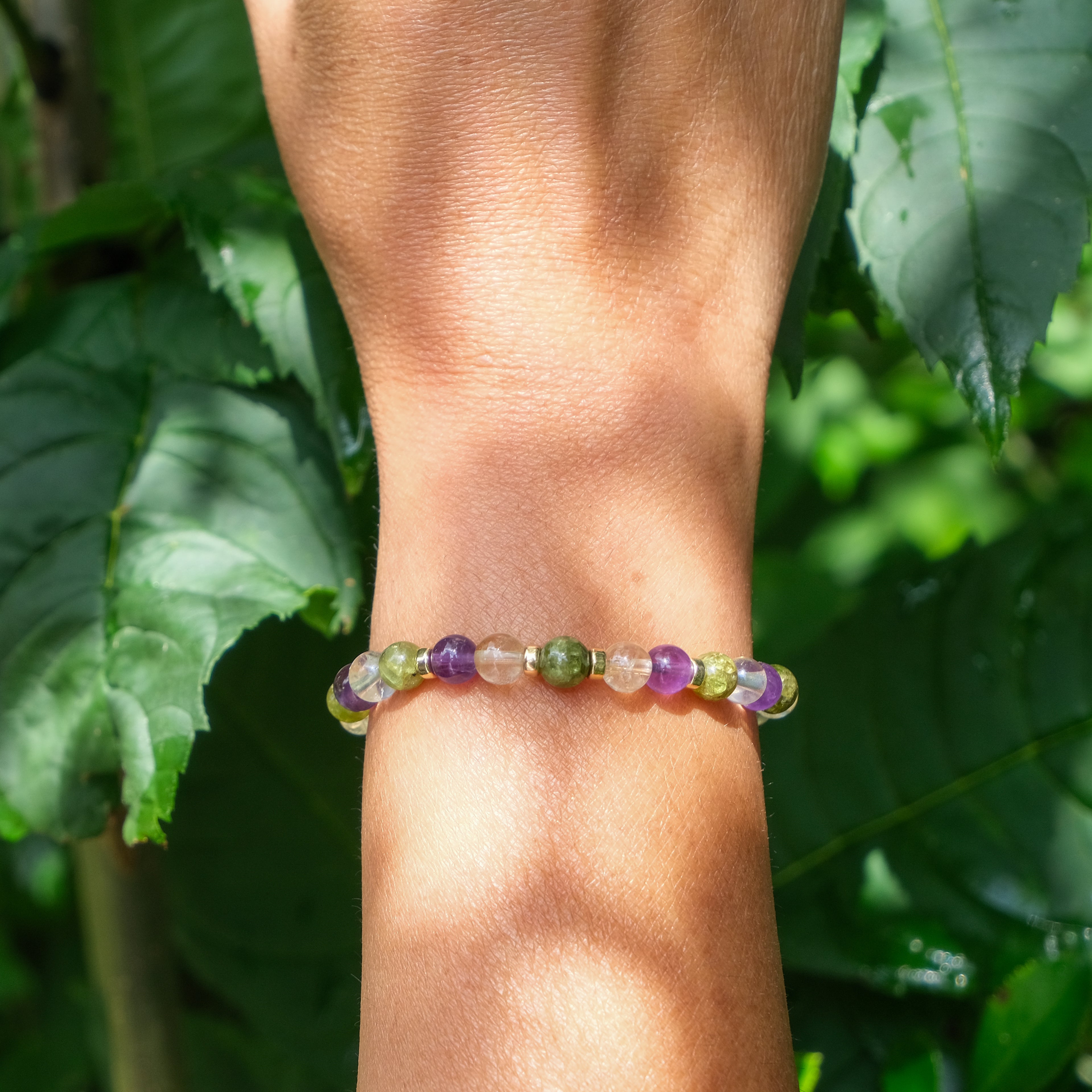 BA SUARTI AMETHYST CITRINE PERIDOT LIMON STERLING retailer SILVER BRACELET ONLY 7.5 S-M